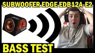 SUBWOOFER EDGE EDB12A-E2  BASS TEST |VLOG30|