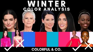 Winter Color Analysis & Palette: Color Science Revealed! Best and Worst Colors For You