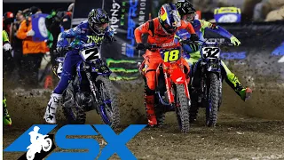 Supercross Round #1 450SX Highlights | Anaheim, CA Angel Stadium | Jan 6, 2024