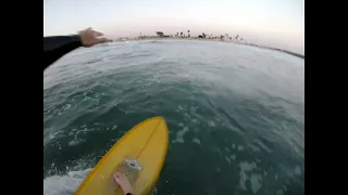 Surfing Mission Jetty POV May 9, 2024