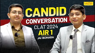 Candid Conversation with CLAT 2024 AIR-1 Jai Bohara | CLAT Topper's Interview