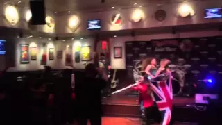 Ed Force One at the Hard Rock Cafe Las Vegas-- clip of The Trooper (Iron Maiden)