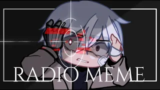 Radio Meme / R-X01 lore (Part 1) / Warning: Flash, Blood // Gacha club