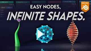 Geometry Nodes Made Easy: 3 Procedural Shapes in Blender