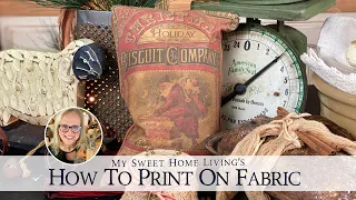 How To Print on Fabric with Home Inkjet Printer