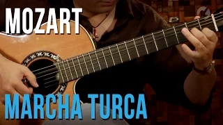 Mozart - Marcha Turca (aula de violão clássico | Turkish March)