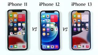 iPhone 11 vs iPhone 12 vs iPhone 13 in 2022 | SPEED TEST