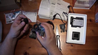Sony FDR-X3000R 4K Action Cam Unboxing