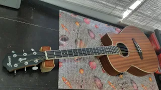 Электро-акустическая гитара Ibanez AEG 7 MH. Ремонт.