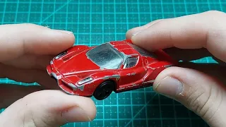 Restaurando uma Ferrari Enzo da hot wheels ( Restauração #9 )