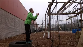 Survivalrun Tutorial Techniek 003 swingover: bewegend efficiënt inspringen