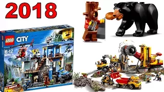 LEGO City 2018 Горная ПОЛИЦИЯ и ШАХТА наборы Обзор