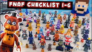 FNAF McFarlane Toys Complete Mini Figures Checklist Series 1-6 Five Nights at Freddy's