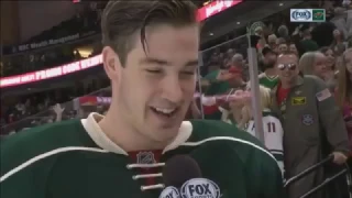 Wild's Tyler Graovac on first NHL goal