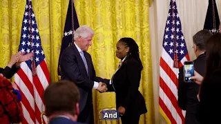 President Clinton Visits the White House 30 Years After Signing the Family and Medical Leave Act