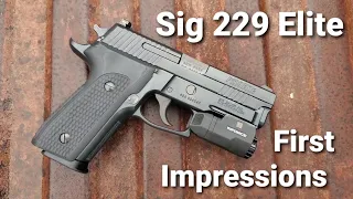 Sig 229 Elite - First Impressions