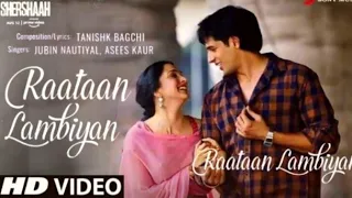 Raataan Lambiyan - Lyric Video/Shershaah/ Sidharth – Kiara/Tanishk B./Jubin/Asees  #Shershaah #jubin