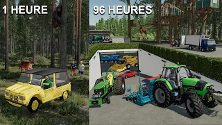 96H00 dans la jungle avec 2 survivants sans rien du tout, voici ce qu'on a trouvé | FS 22