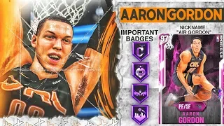 PINK DIAMOND AARON GORDON GAMEPLAY! MIGHT BE THE BEST POWER FORWARD IN NBA 2k20 MyTEAM!