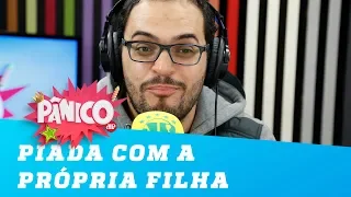 Matheus Ceará faz piada com a própria filha!