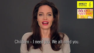 Angelina Jolie's message for the next generation