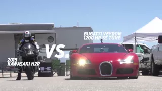 Kawasaki Ninja H2R vs SuperCar