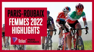 Incredible solo victory! Paris-Roubaix Femmes 2022 Highlights