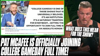 Pat McAfee Is Joining College Gameday Full Time.. What Does It Mean For The Pat McAfee Show?