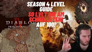 Diablo 4 - SCHNELLER LEVELN in Season 4!  Leveling Guide | DEUTSCH