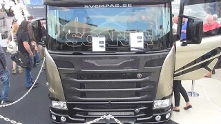 Scania Chimera 2190 hp Truck Exterior and Interior in 3D