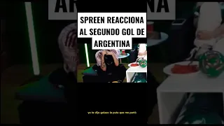 CARRERA REACCIONA AL SEGUNDO GOL DE ARGENTINA