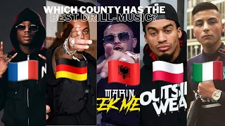 DRILL MUSIC IN DIFFERENT COUNTRIES (ALBANIA 🇦🇱, POLAND 🇵🇱, FRANCE🇫🇷, GERMANY🇩🇪, ITALY 🇮🇹)