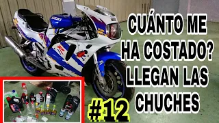 #12 🤷‍♂️Cuántos €€€€ la MOTO? Batería, aceites, cables, carenados SUZUKI GSXR 750 💀 14 años parada