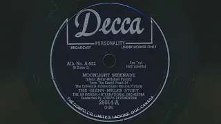 1953 THE GLENN MILLER STORY Moonlight Serenade - 78 RPM Record