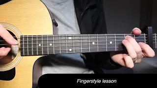 35 Fix You Coldplay   Fingerstyle Guitar Lesson Tutorial How to play Fingerstyle