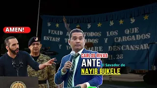 Carlos Rivas en El Salvador  Nayib Bukele