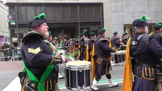 St. Patrick's Day Parade~NYC~2023~NYPD Emerald Society Pipes and Drum Band~NYCParadelife