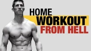 HOME WORKOUT FROM HELL - 5 Killer Home Exercises !!!