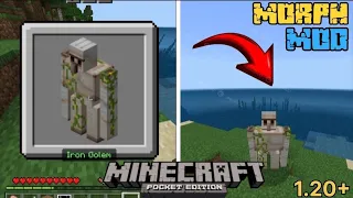 Morph Mod For Minecraft PE 1.20+ | Morph Mod For MCPE | Morph Plus Mod 🔥🔥