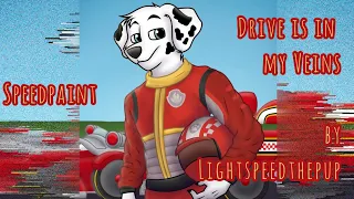 Driving is in my veins - by Lightspeedthepup | Paw Patrol | Speedpaint