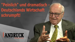 Andruck der Pressetalk - "Peinlich" und dramatisch - Deutschlands Wirtschaft schrumpft!