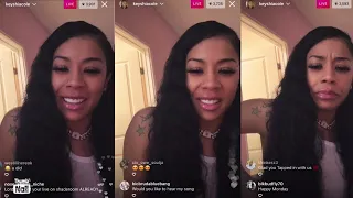 Keyshia Cole sings SWV Weak on Instagram live 🎶