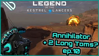 Annihilator with 2 Long Toms? | Mechwarrior 5: Mercenaries DLC Legend Of the Kestrel Lancers Modded