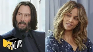 Keanu Reeves & Halle Berry on Making 'John Wick: Chapter 3 - Parabellum' | MTV News