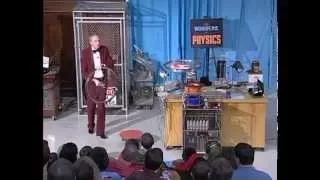 Physics Demonstrations by Sprott, Chapter 1, Motion, Demo 1.16 Bicycle Wheel Gyroscope