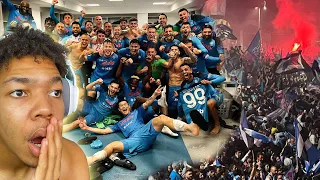 Jamaican React To Napoli Celebrating The SCUDETTO |Kvaratskhelia & Osimhen in Tears