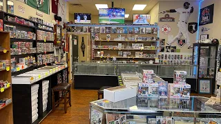 TOUR OF MY SPORTS CARD SHOP!! (UPDATED)