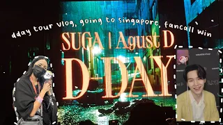 im going to singapore! DDAY concert vlog, i met yoongi :'), dying my hair