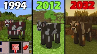 what minecraft looks like in different years