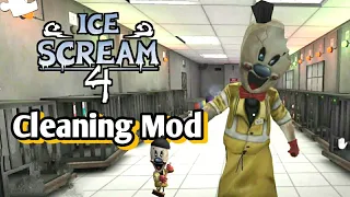 Ice Scream 4 Cleaning Mod All Jumpscares + Game Over Scene